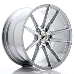 Japan Racing JR-21 Extreme Concave 20x11" (5 hole custom PCD) ET30-50, Machined Silver
