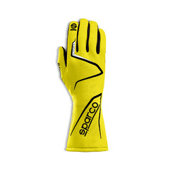 Sparco Land+ Gloves - Yellow (FIA)