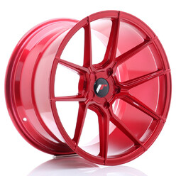 Japan Racing JR-30 Extreme Concave 19x11" (5 hole custom PCD) ET15-40, Red