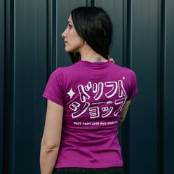 DriftShop X Lighton "Dorifuto" Pink T-Shirt - Women's Cut