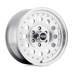 American Racing AR62 Outlaw II 15x7 5x120.65 ET-6, Machined Silver