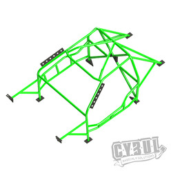 Cybul Multipoint Weld-In Roll Cage V4 Nascar for BMW E46 Coupe